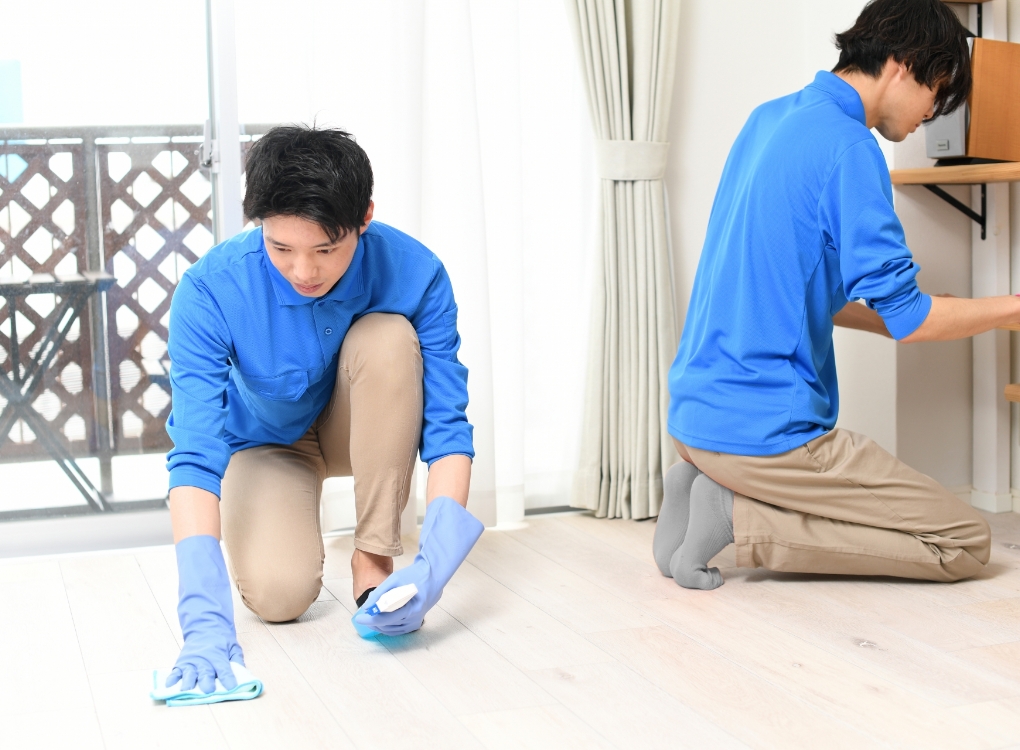 退去後の状態に合わせた幅広い清掃対応