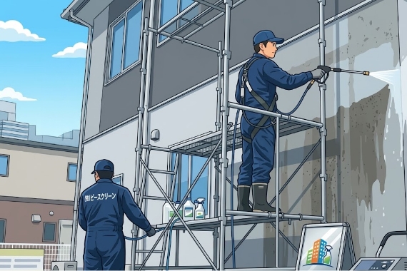 外壁清掃