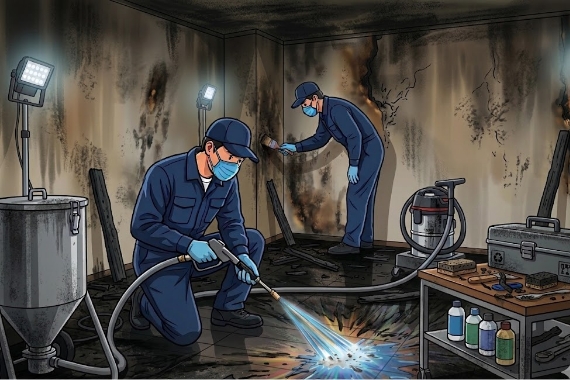 火災現場復旧サービス