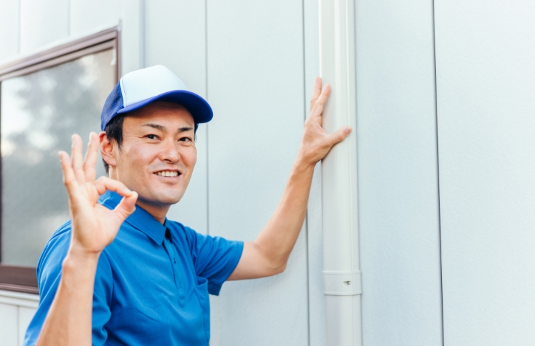 施工後の仕上げチェック＋アフターケア